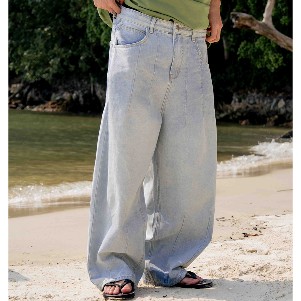 A.A Seasoned Wash Baggy Pants