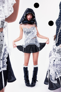 PLÜF Detachable Ruffle Top (Polka Dot)