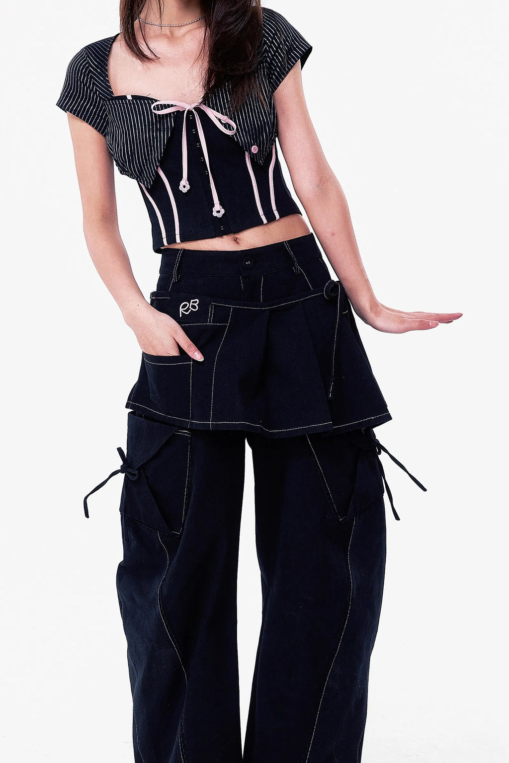 PLÜF MultiConnect Overlay Skirt (Black)