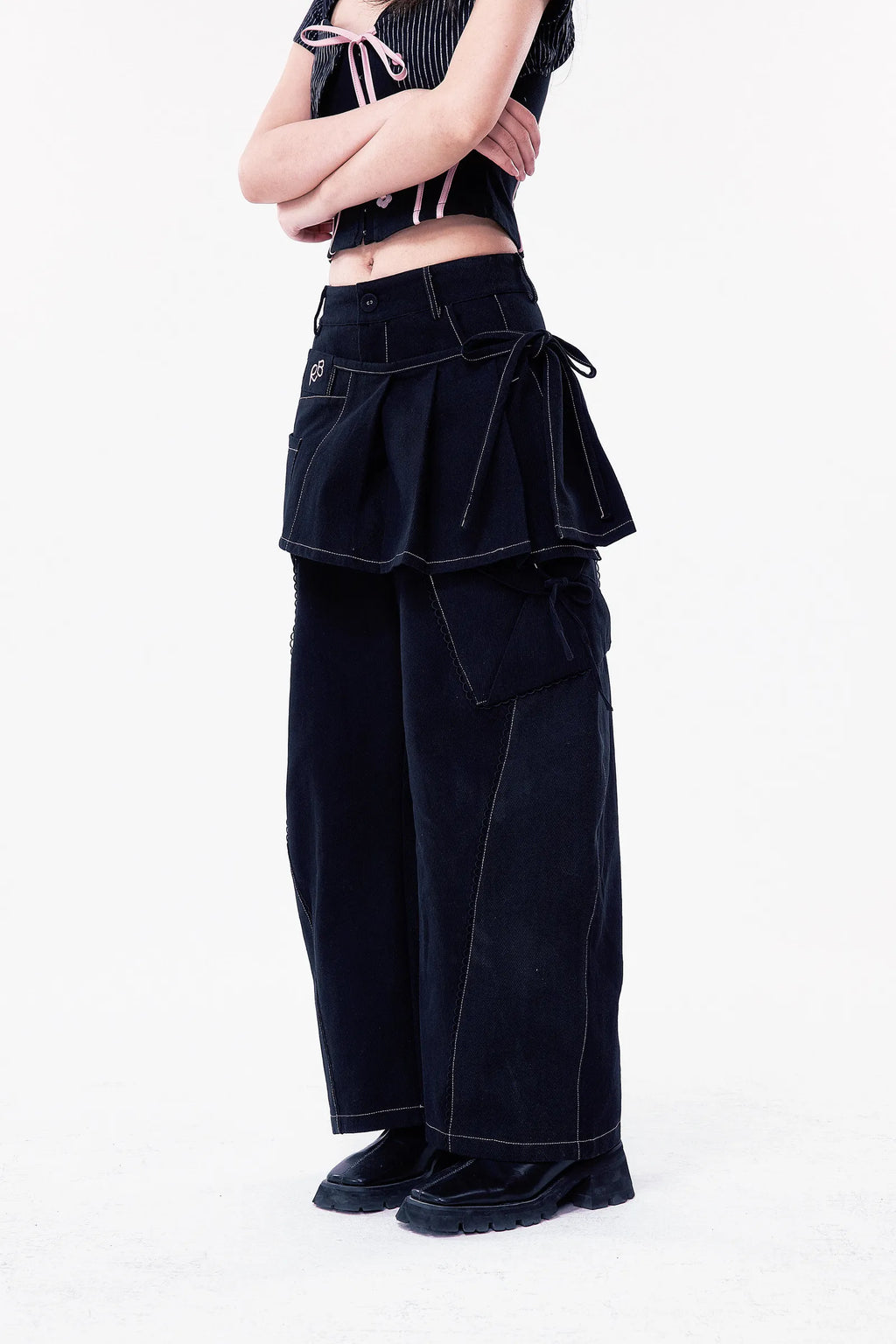 PLÜF MultiConnect Overlay Skirt (Black)