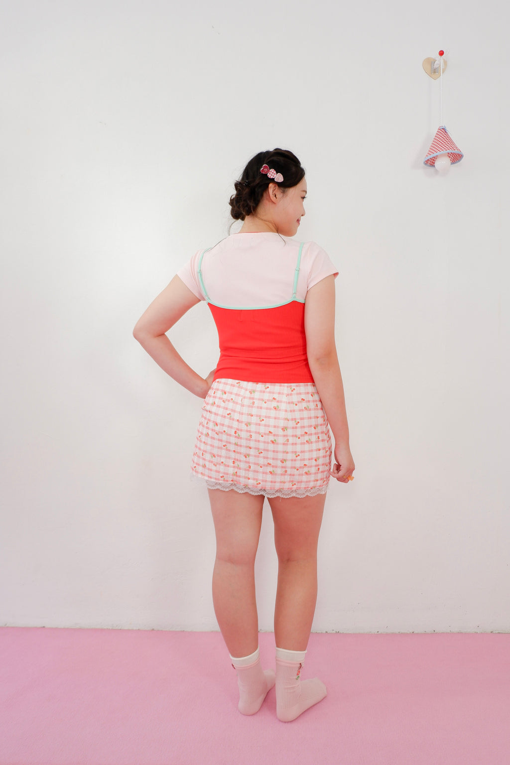 Double Scoop Camisole (Cherry Rush)