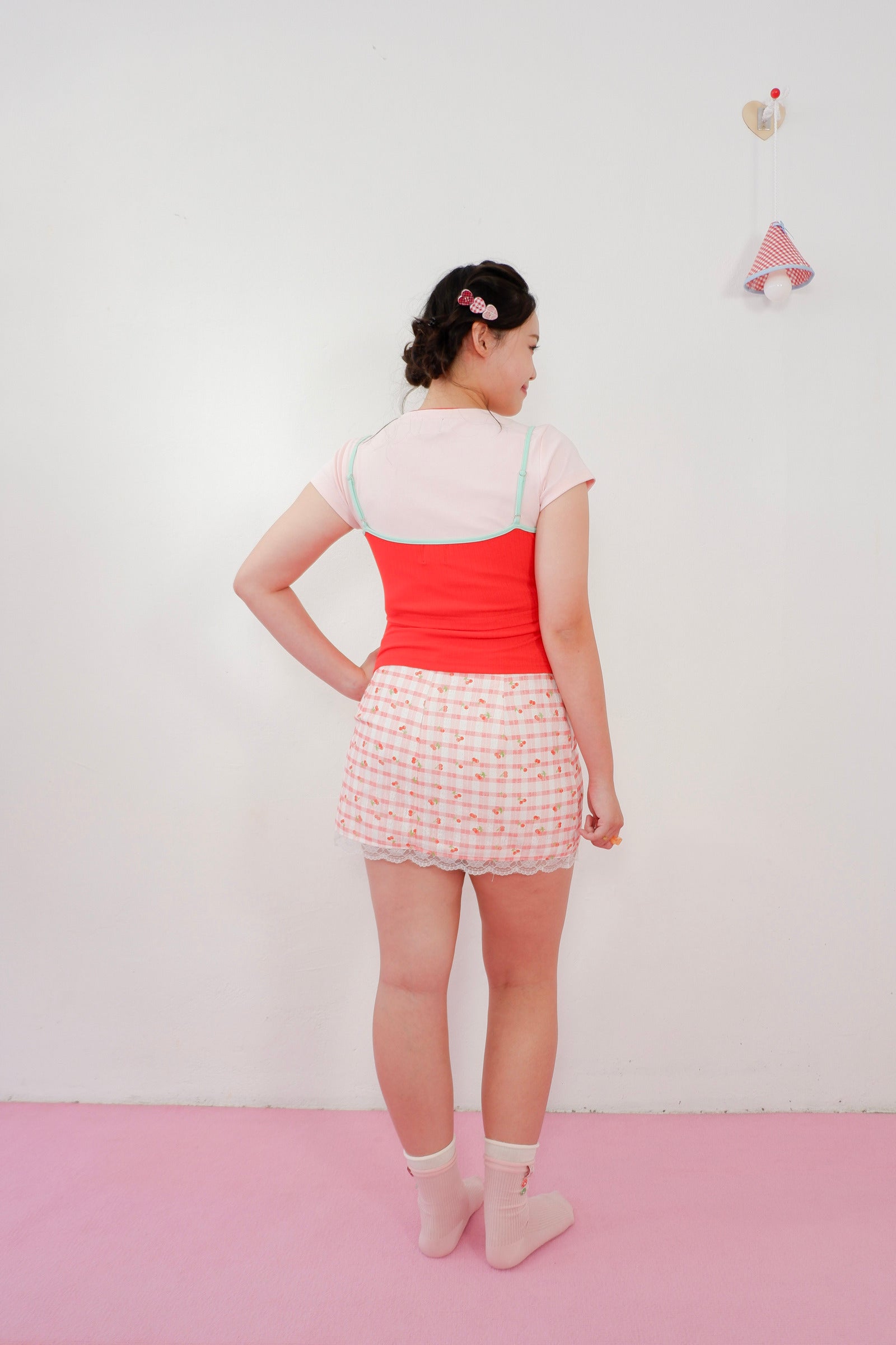 Double Scoop Camisole (Cherry Rush)