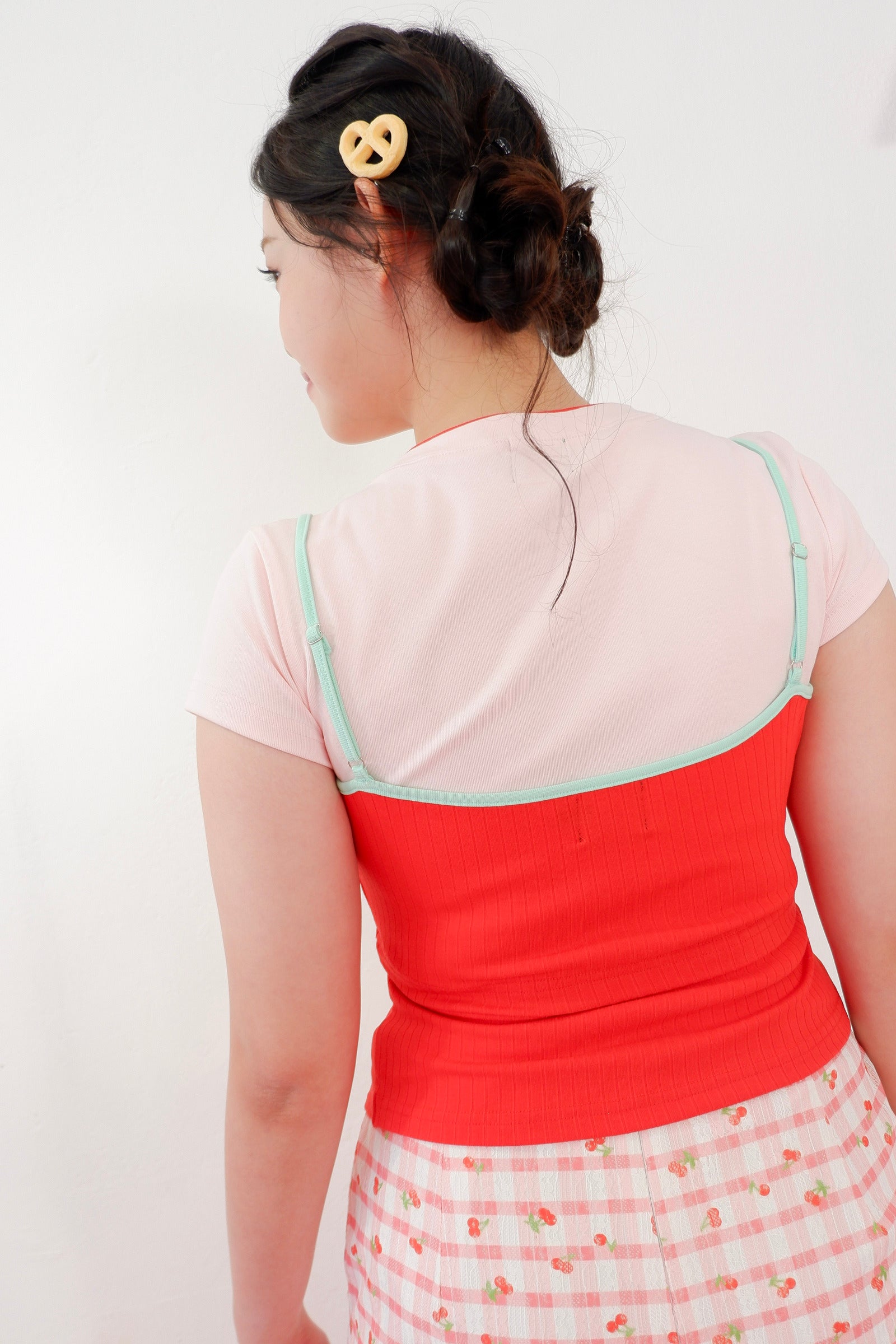 Double Scoop Camisole (Cherry Rush)