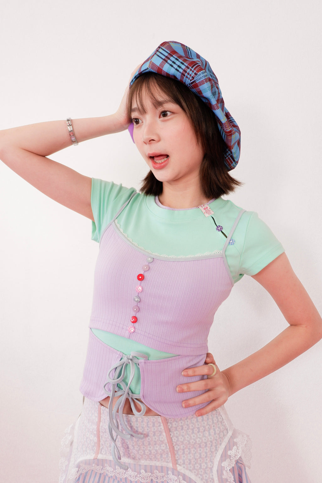 Double Scoop Camisole (Bubble Gum)