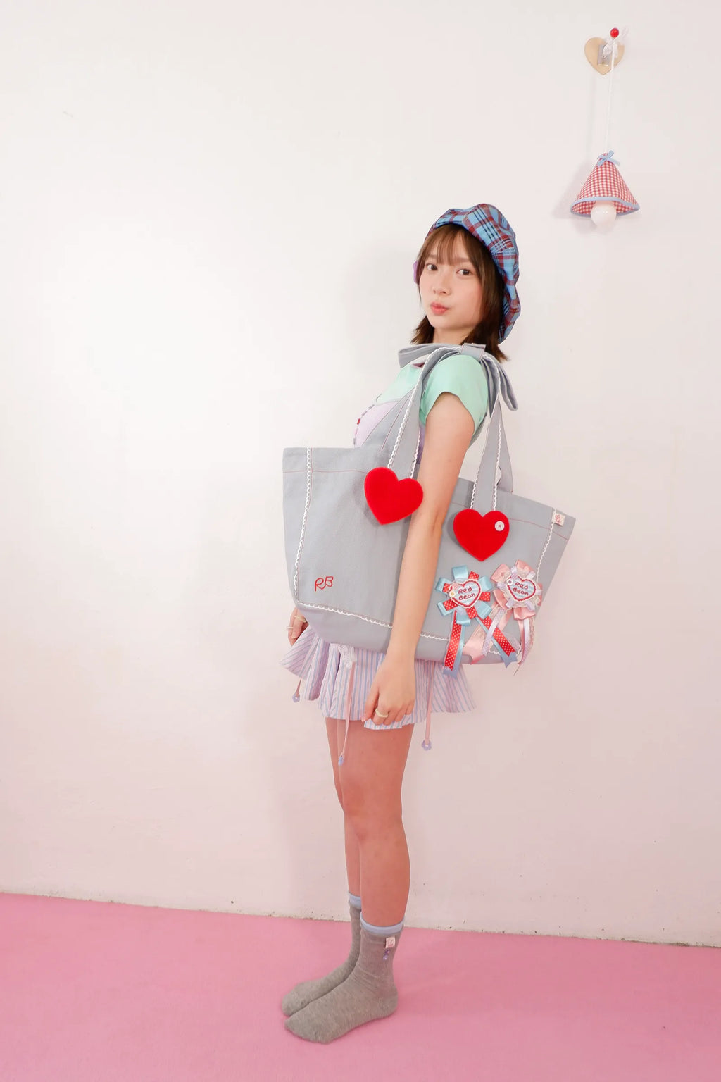 Cherry On Top Tote Bag (Blue)