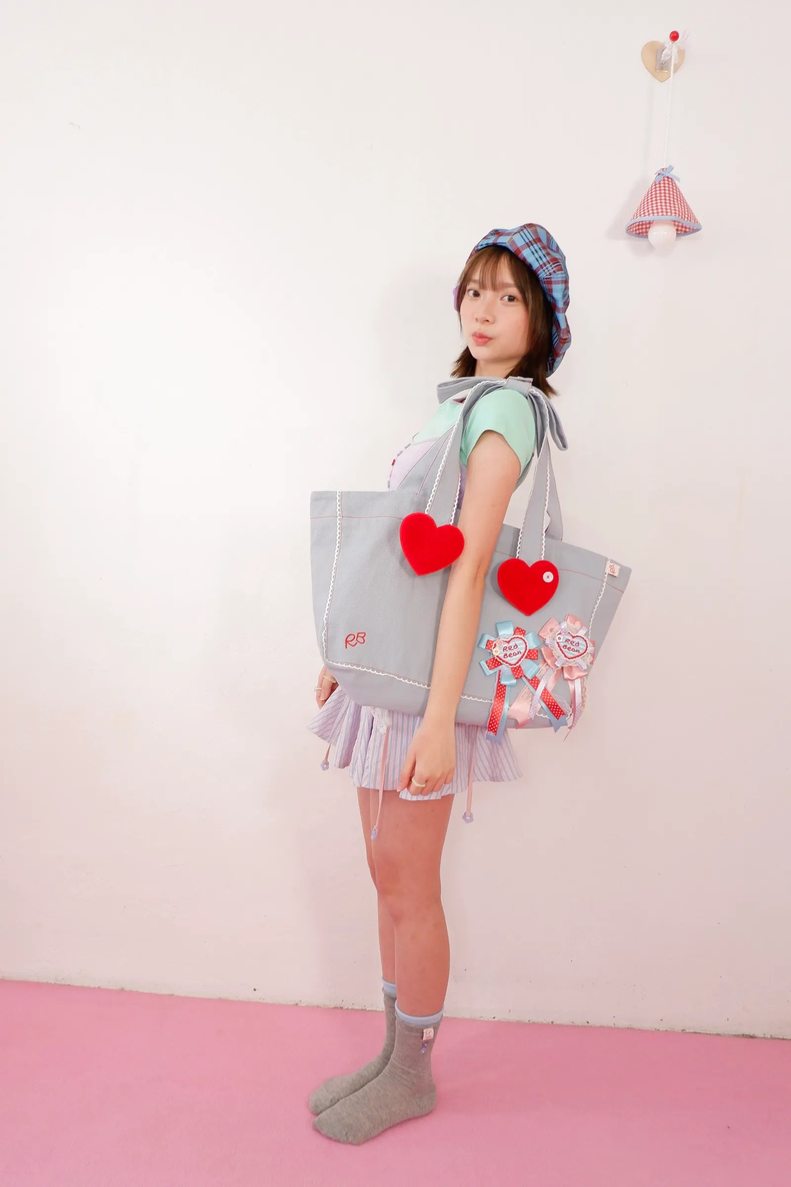 Cherry On Top Tote Bag (Blue)