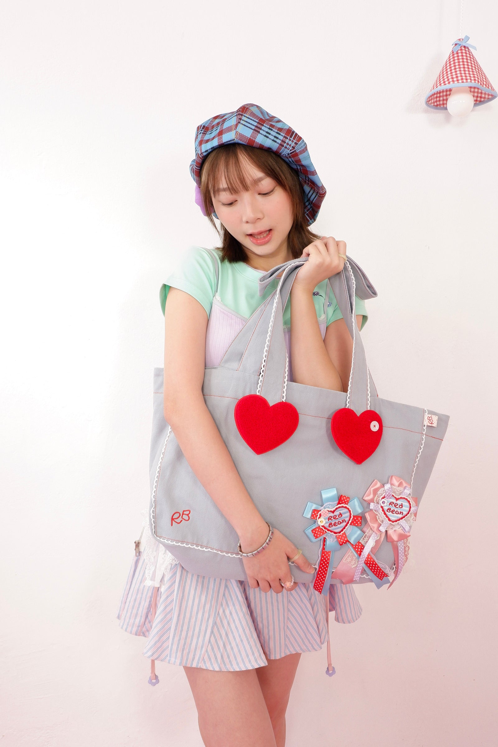Cherry On Top Tote Bag (Blue)