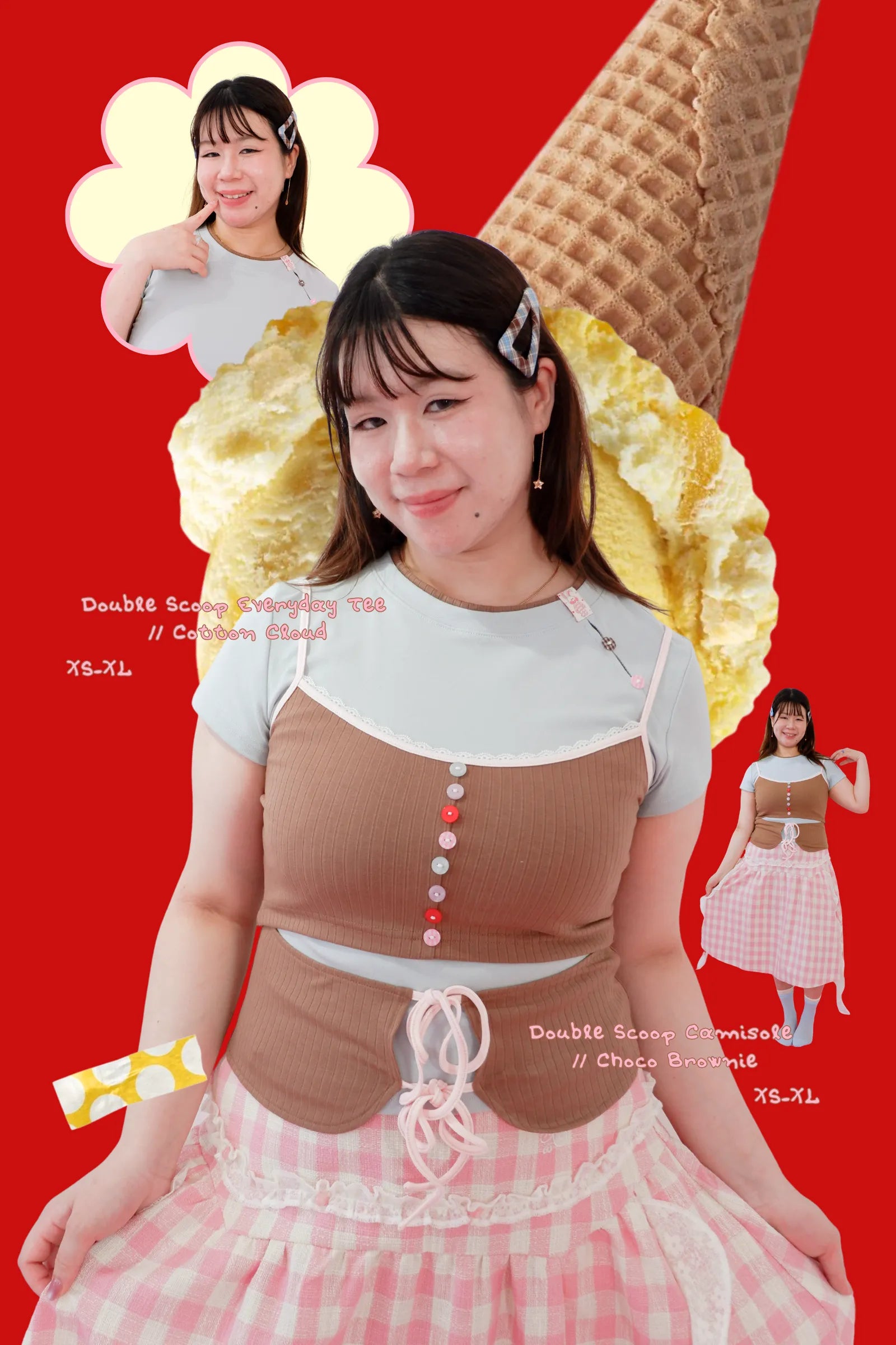 Double Scoop Camisole (Choco Brownie)