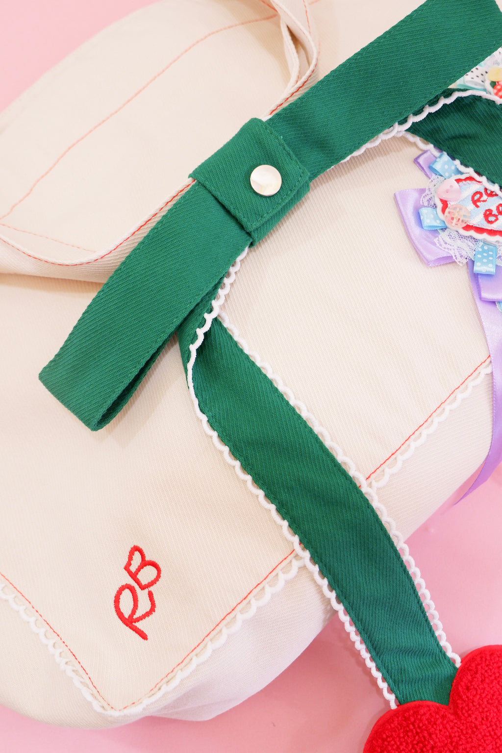 Cherry On Top Tote Bag (Cream)