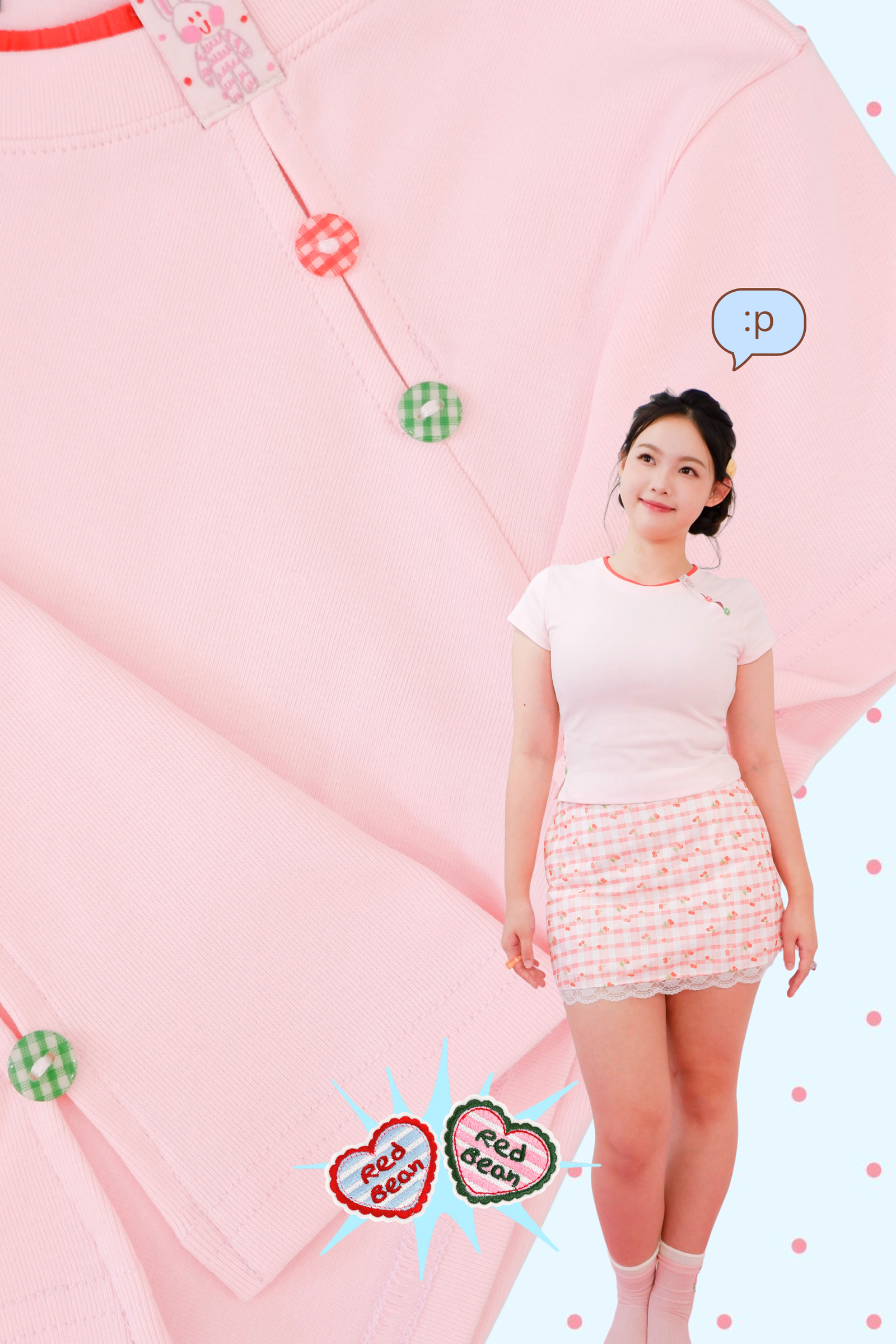 Double Scoop Daily Tee (Pink)