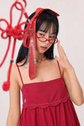 Dear Days Puffy Mini Dress (Red)