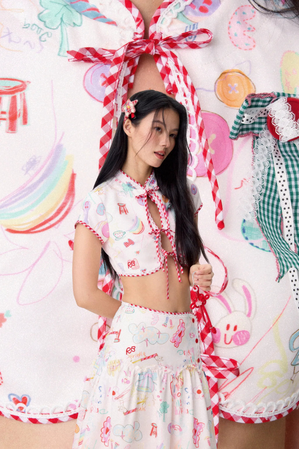 Dear Days Cheongsam Top (Cream)