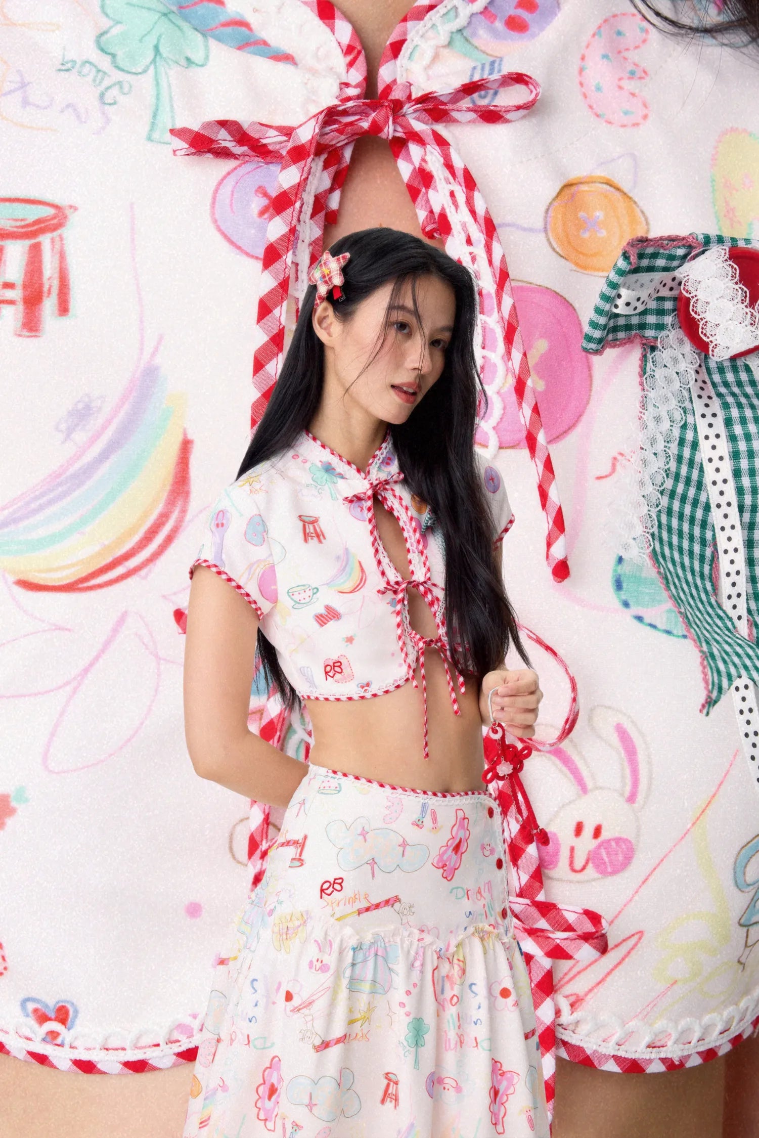 Dear Days Cheongsam Top (Cream)