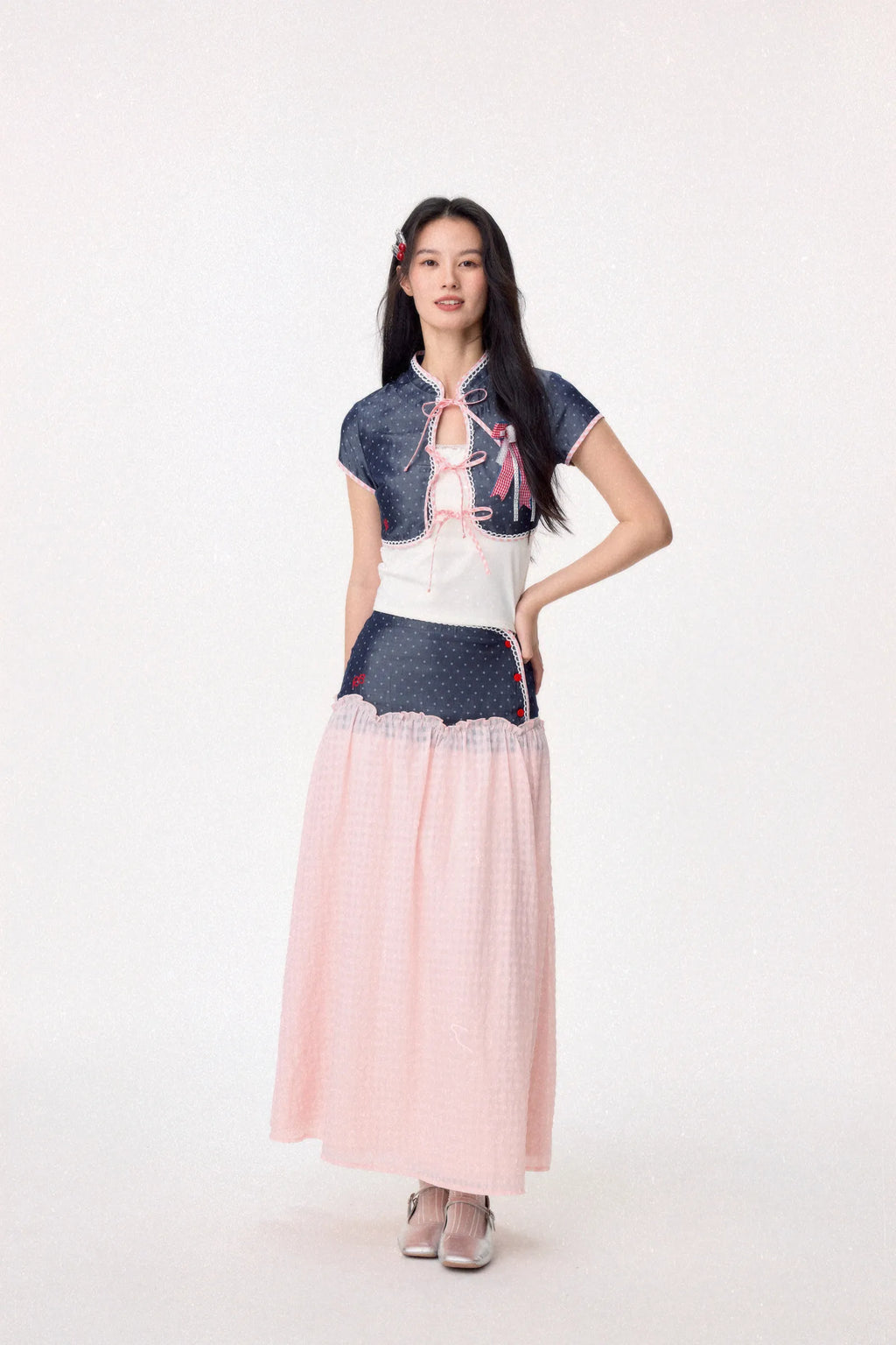 Dear Days Maxi Skirt (Navy)