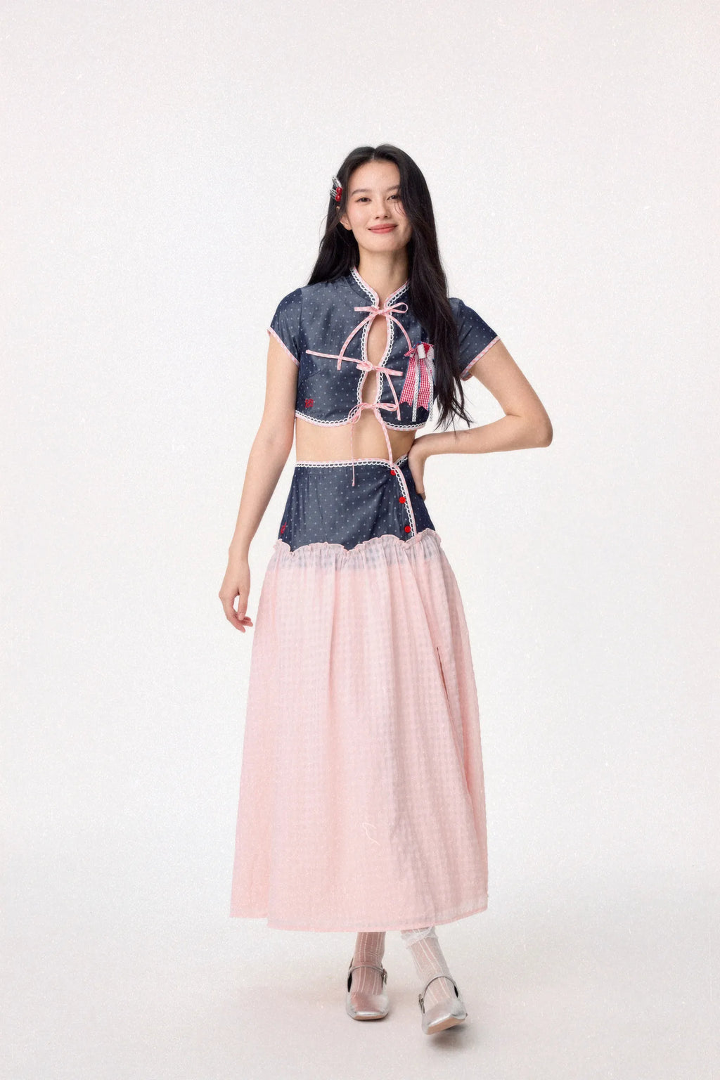 Dear Days Maxi Skirt (Navy)