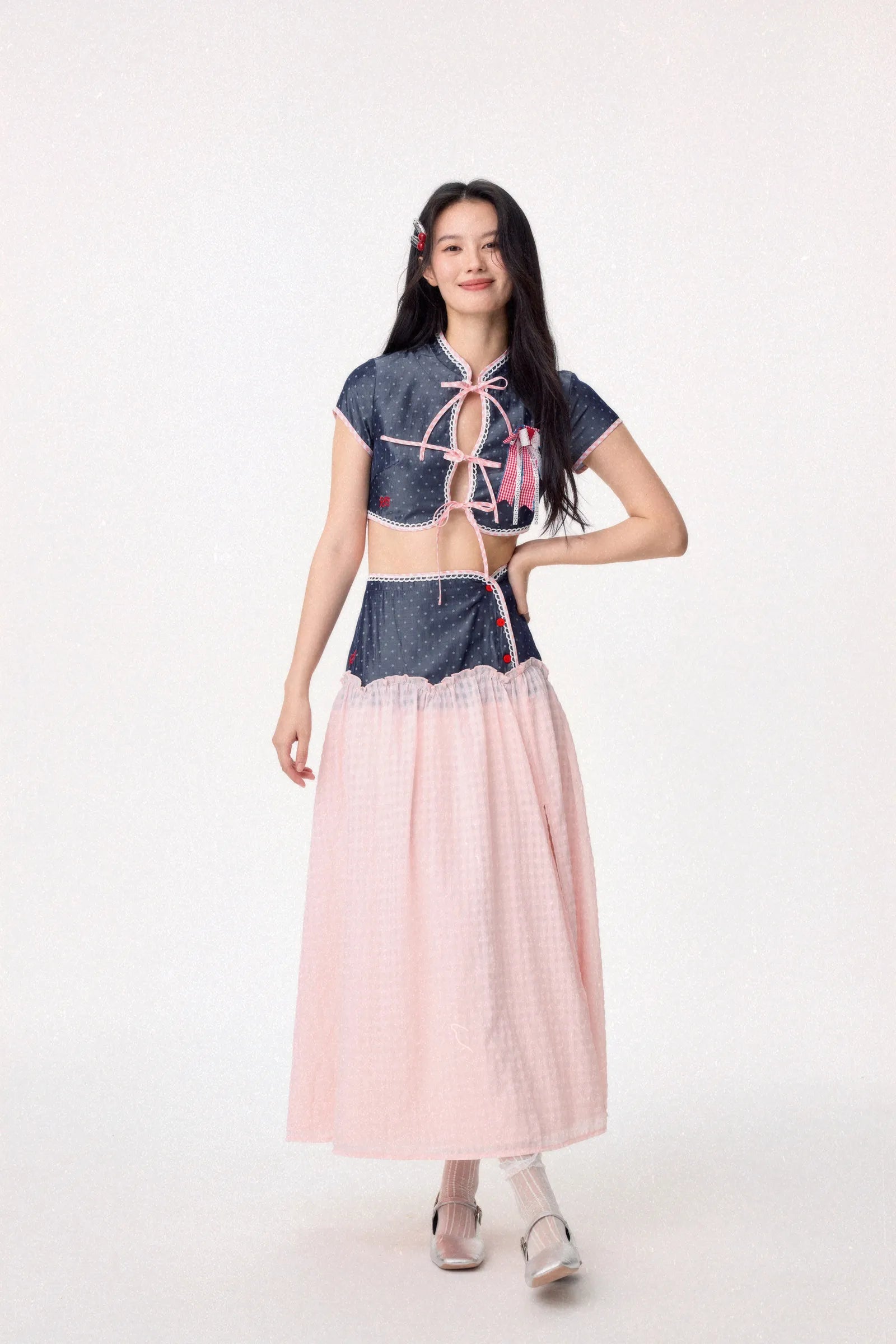 Dear Days Maxi Skirt (Navy)