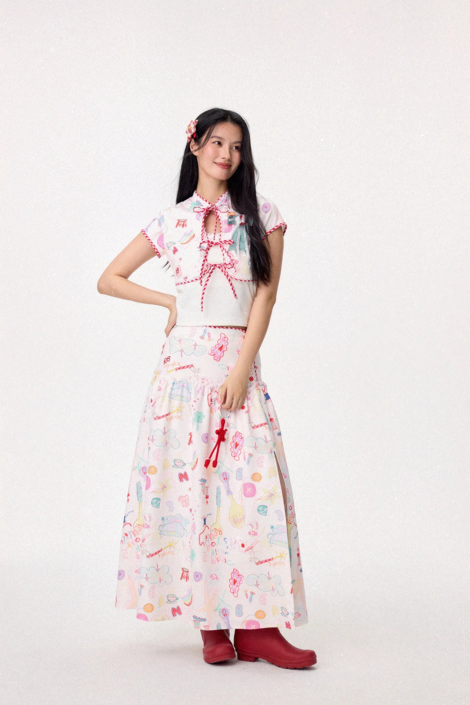 Dear Days Maxi Skirt (Cream)
