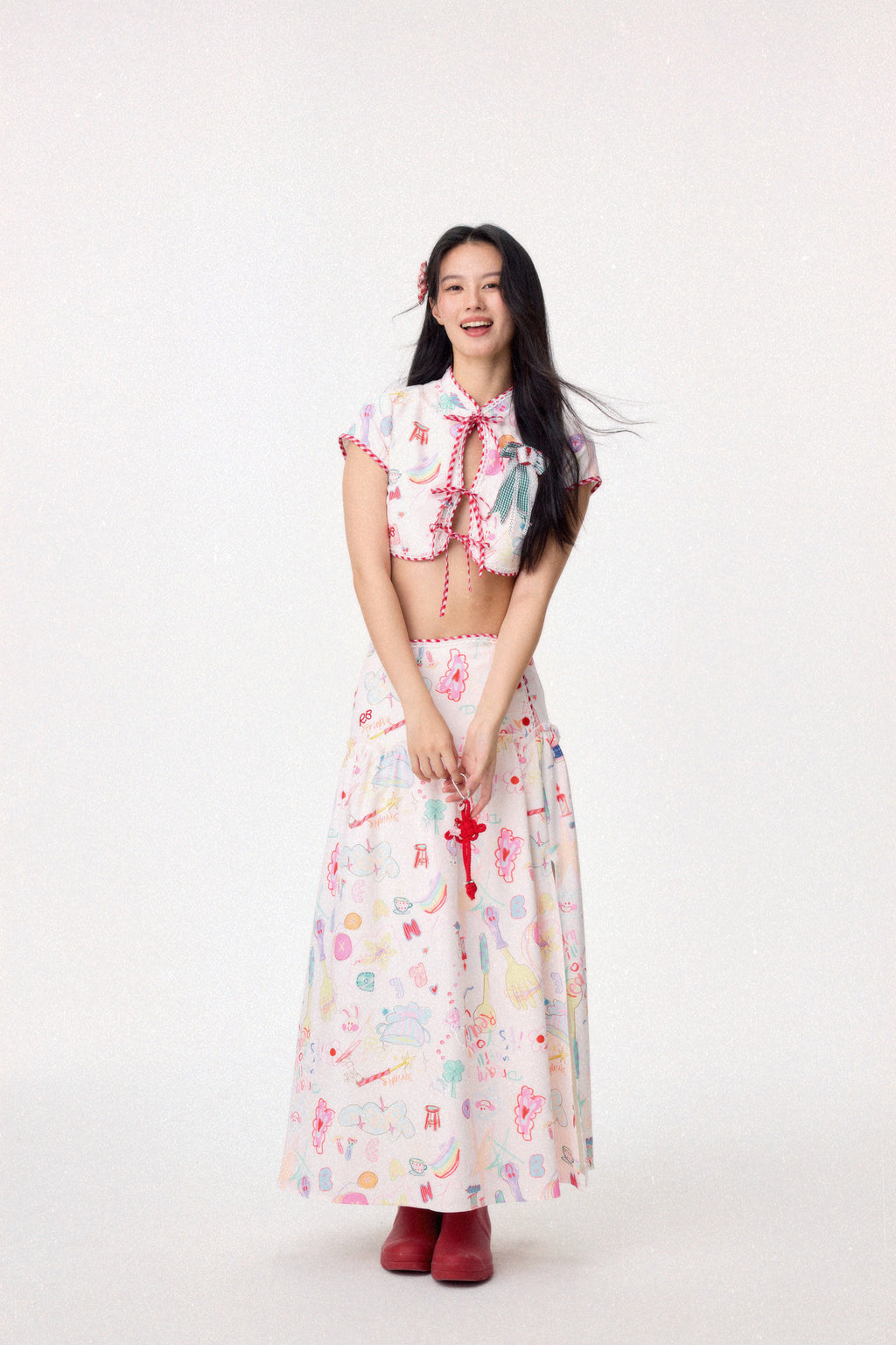 Dear Days Maxi Skirt (Cream)