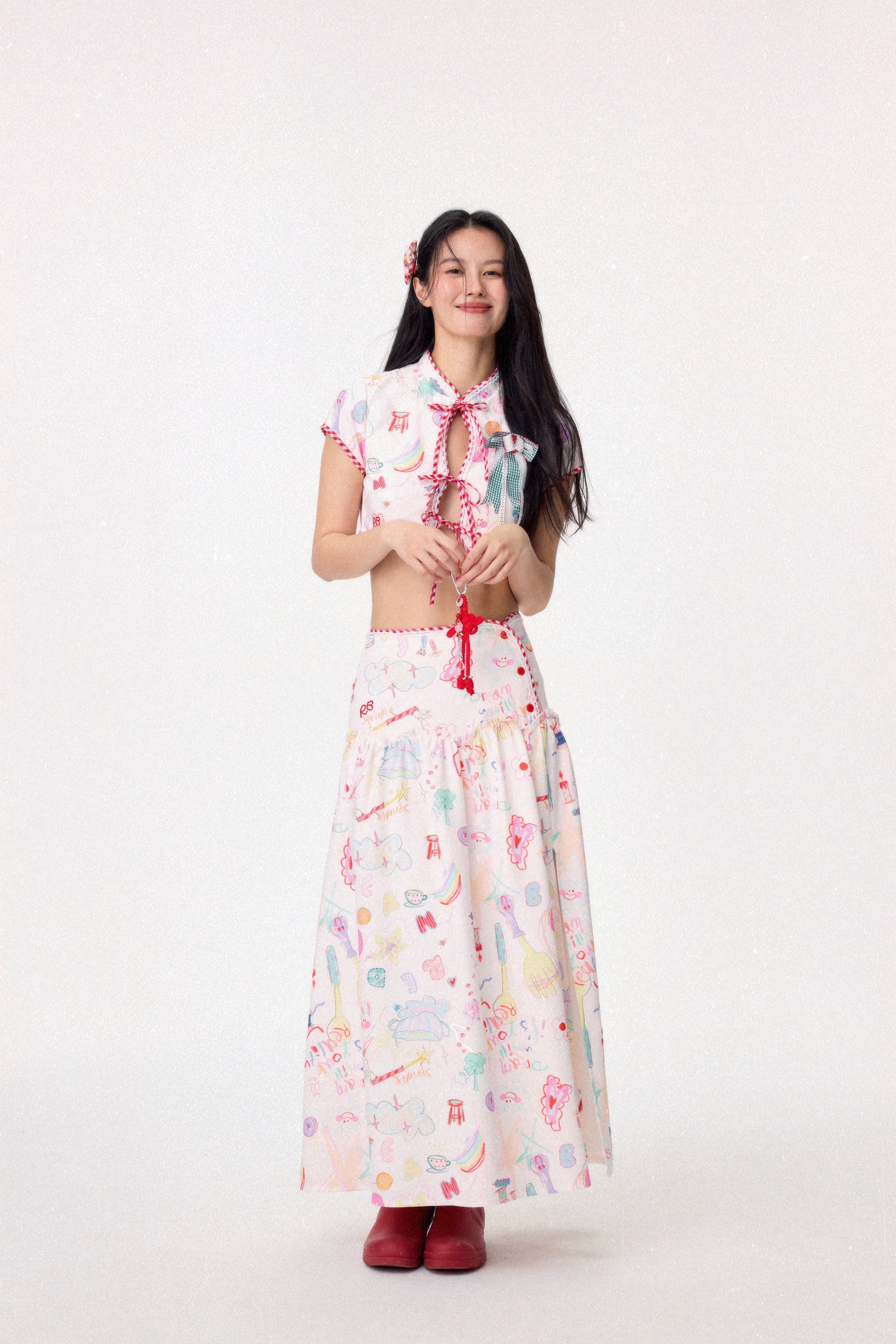 Dear Days Maxi Skirt (Cream)