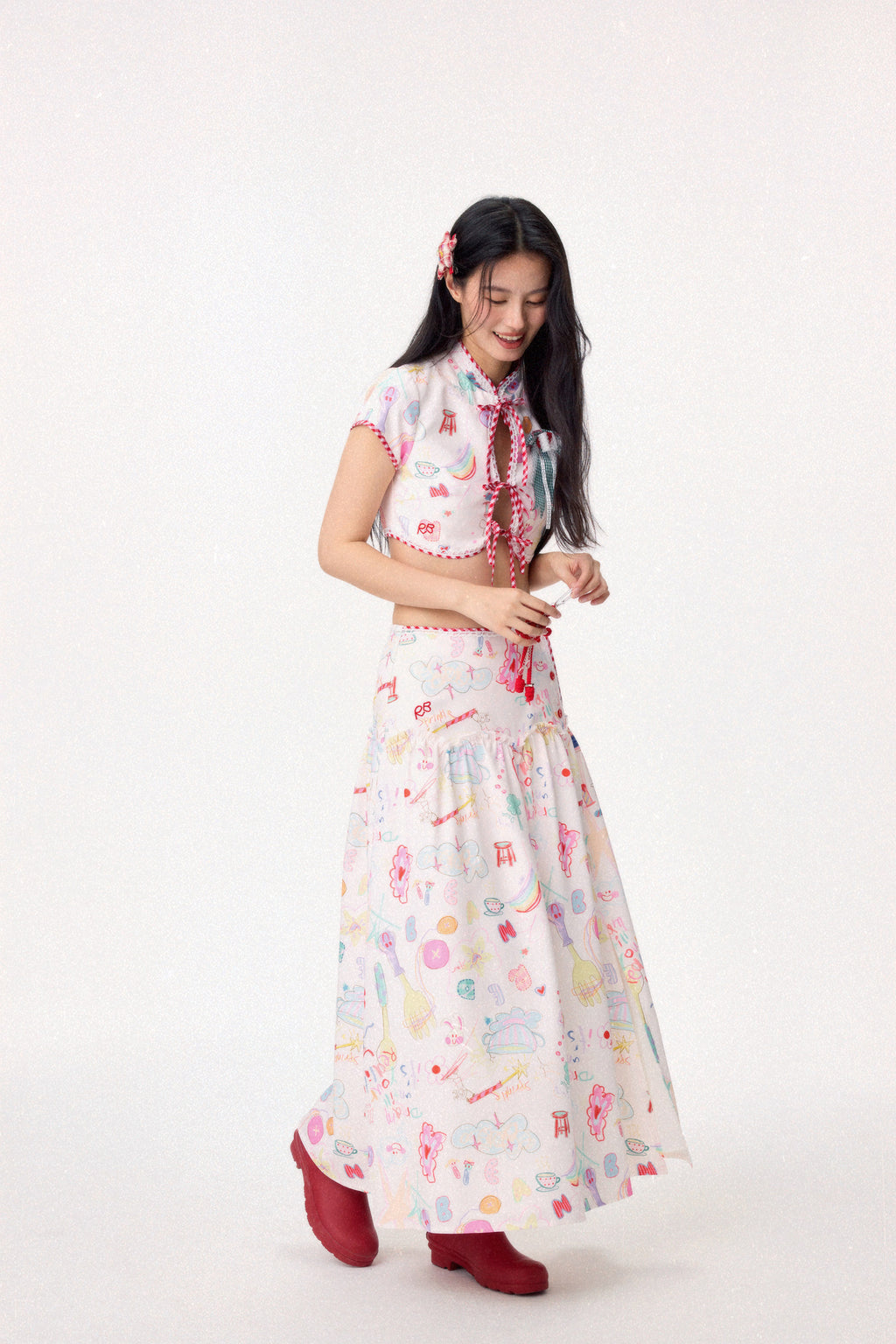 Dear Days Maxi Skirt (Cream)