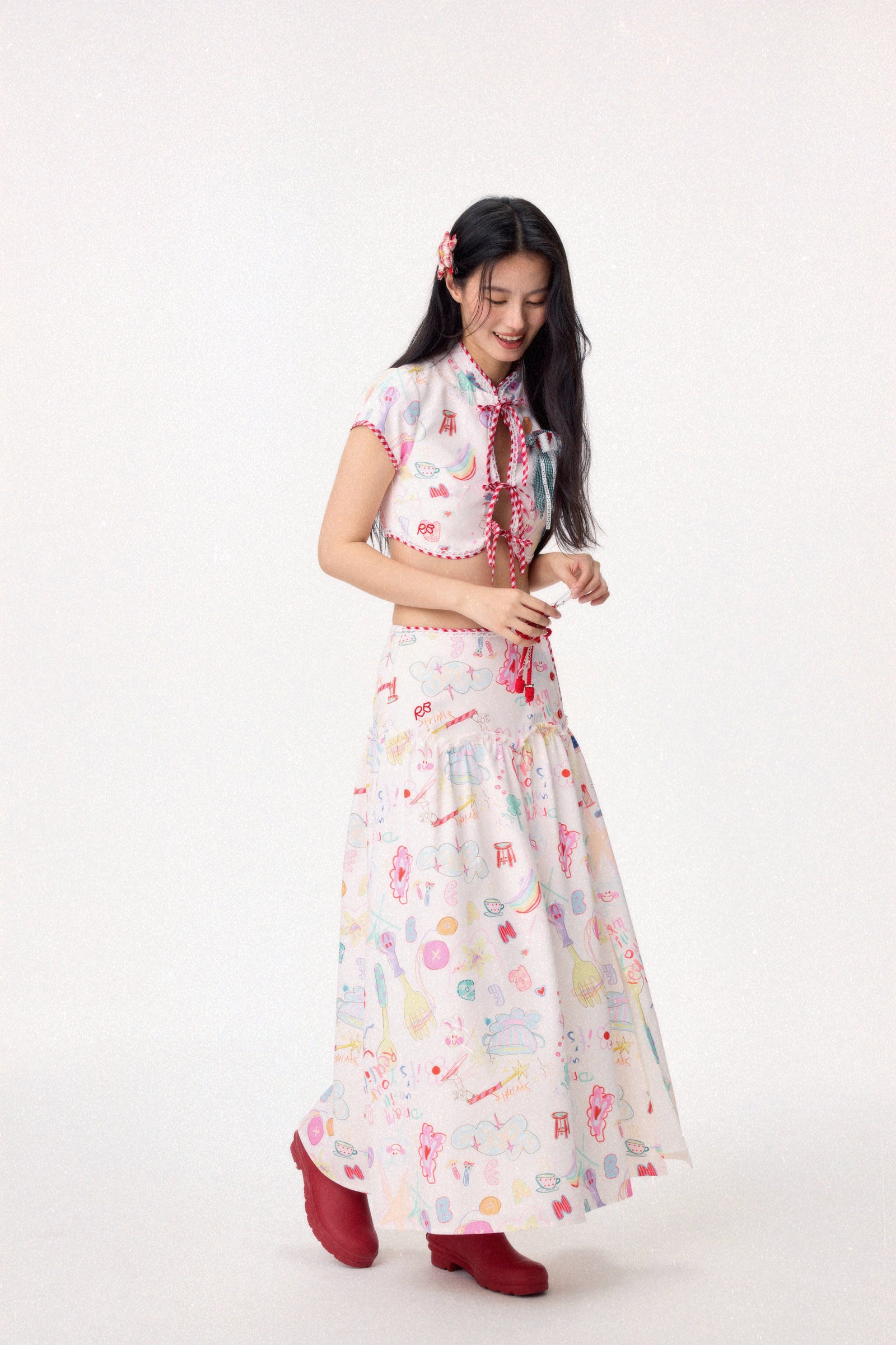 Dear Days Maxi Skirt (Cream)