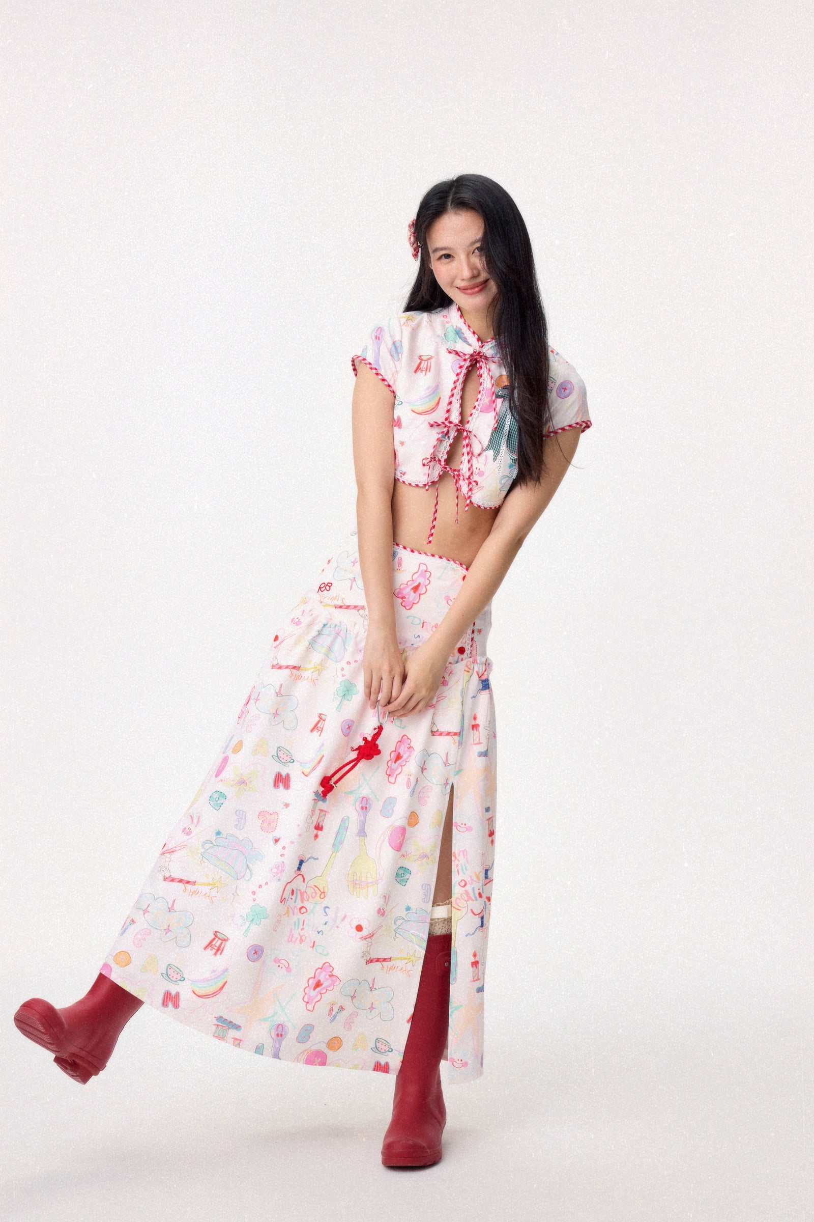 Dear Days Maxi Skirt (Cream)