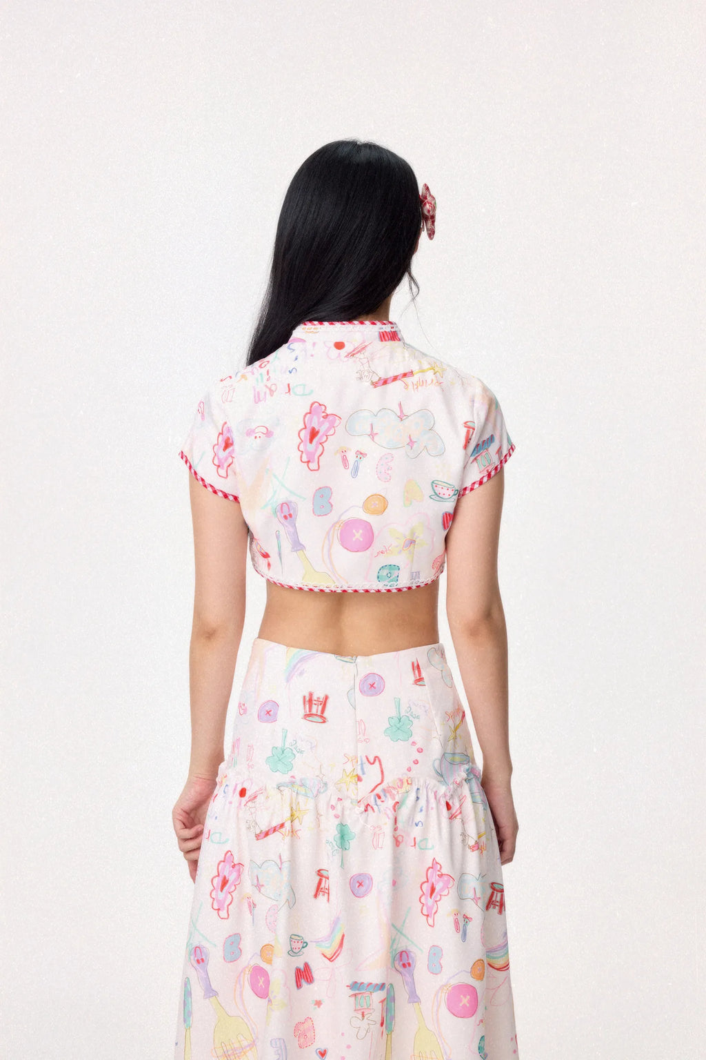 Dear Days Cheongsam Top (Cream)