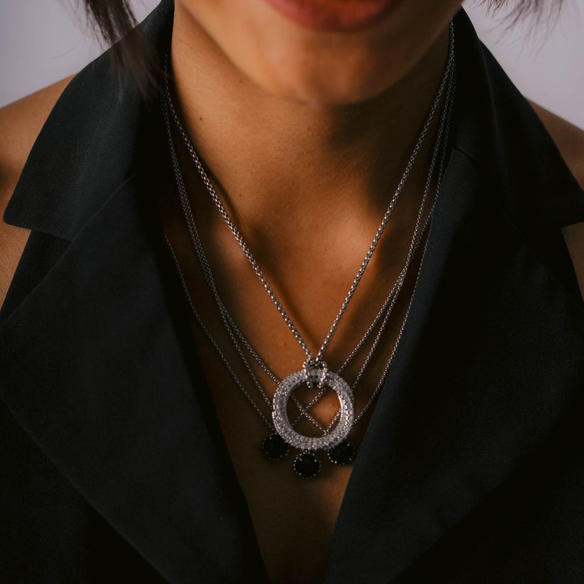 Luna Necklace Silver