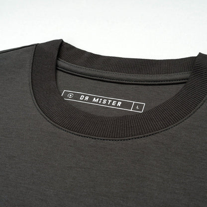 Abbey Road Broad Tee - Charcoal Grey
