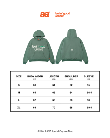 A.A Feelin’ Greaat Hoodie - Sage Green