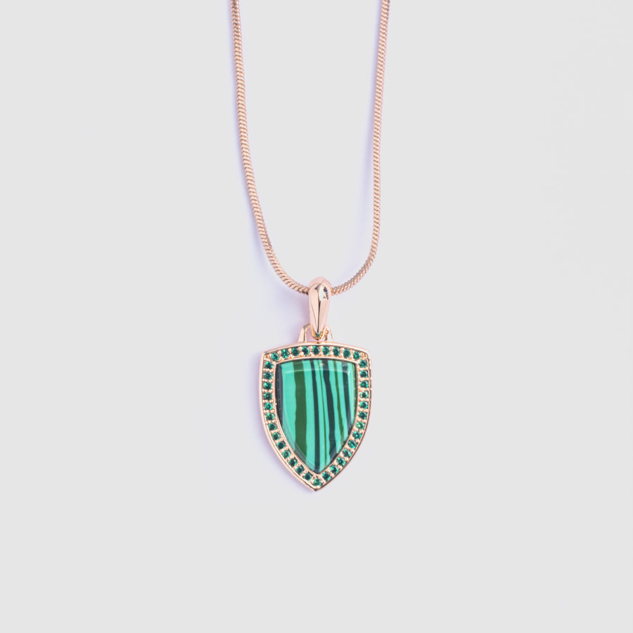 Copper Series Malachite Necklace