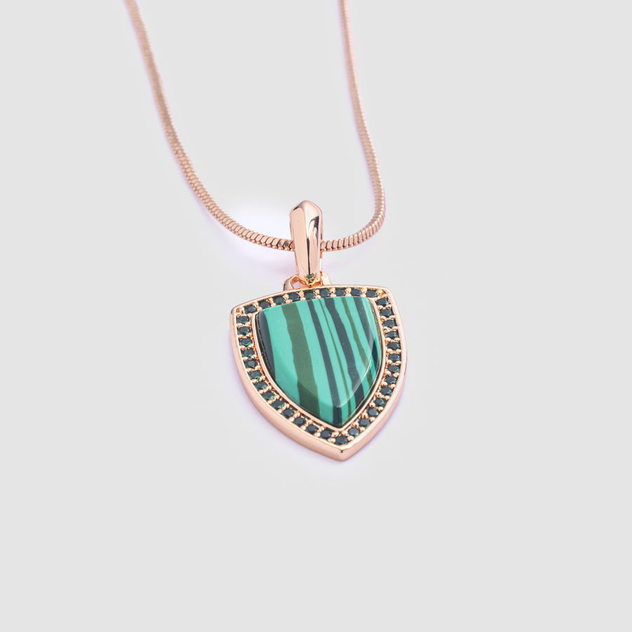 Copper Series Malachite Necklace