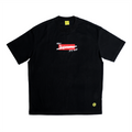 "RED FURY" Not Sup Tee | Black