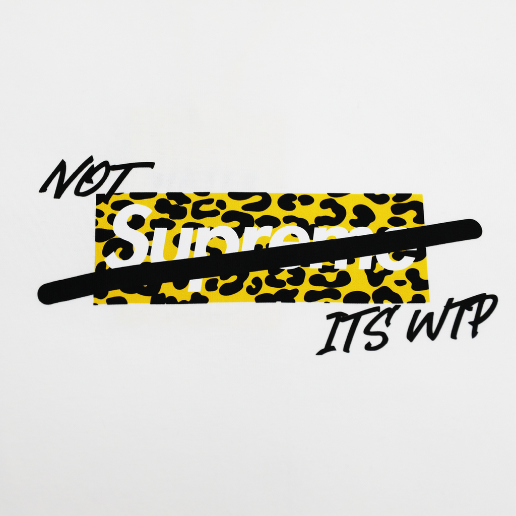 "FLASH" Not Sup L/S Tee | White