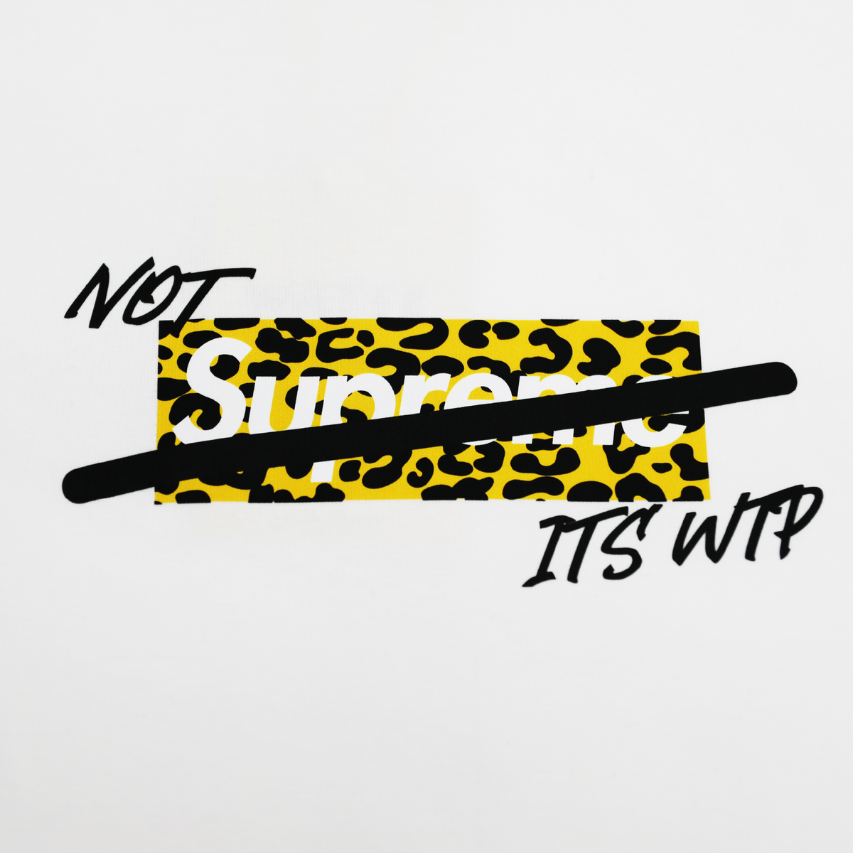 "FLASH" Not Sup L/S Tee | White