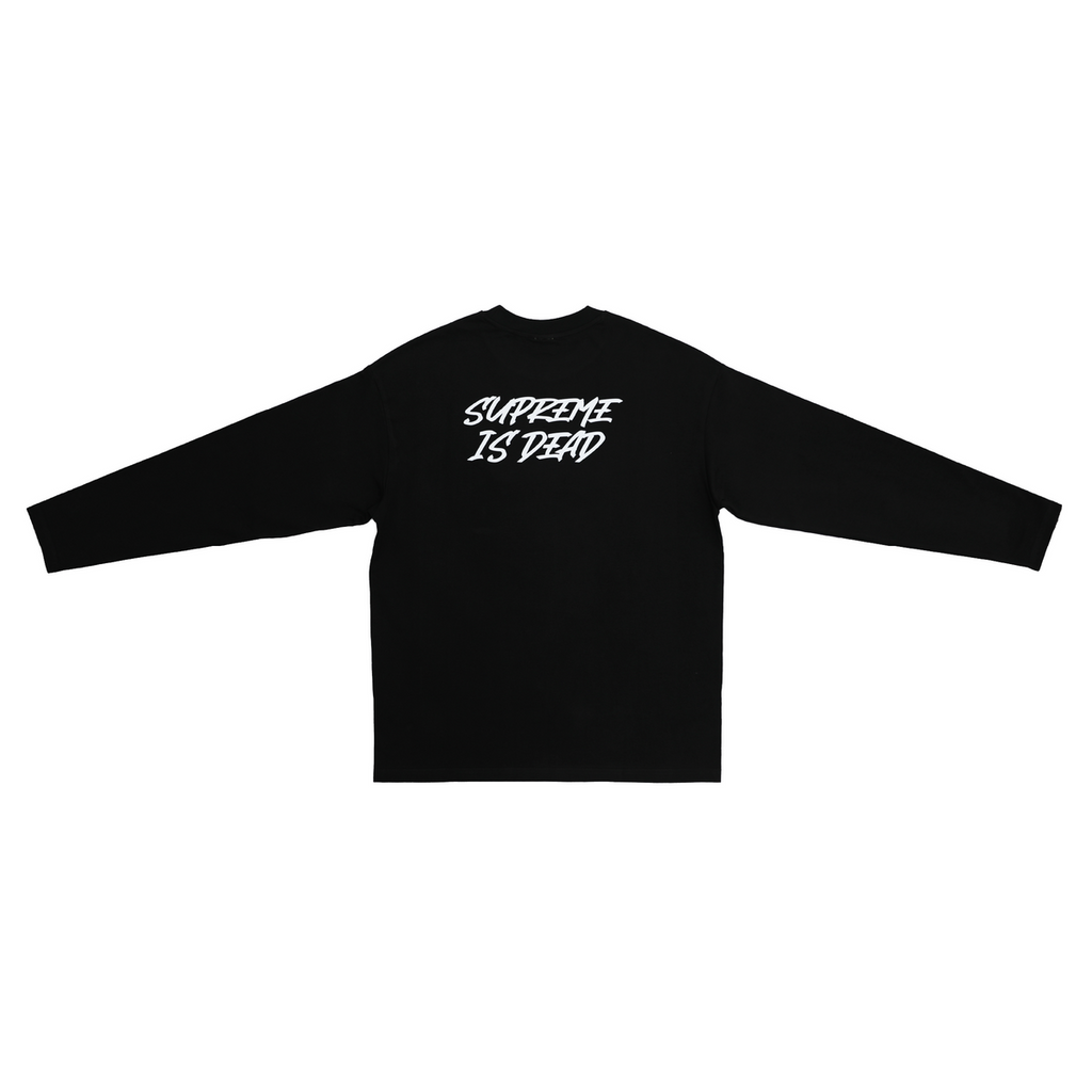 "FLASH" Not Sup L/S Tee | Black