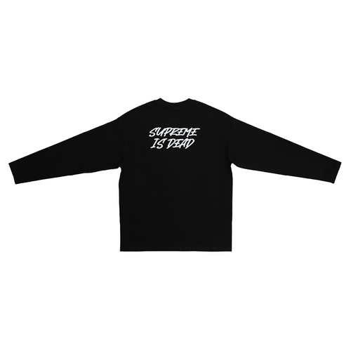 "FLASH" Not Sup L/S Tee | Black