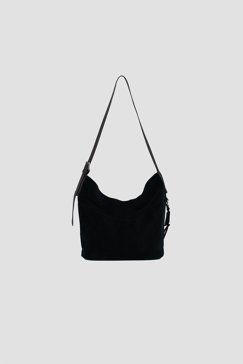 Small Soft Snow Leather Bag (Black)