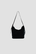 Small Soft Snow Leather Bag (Black)
