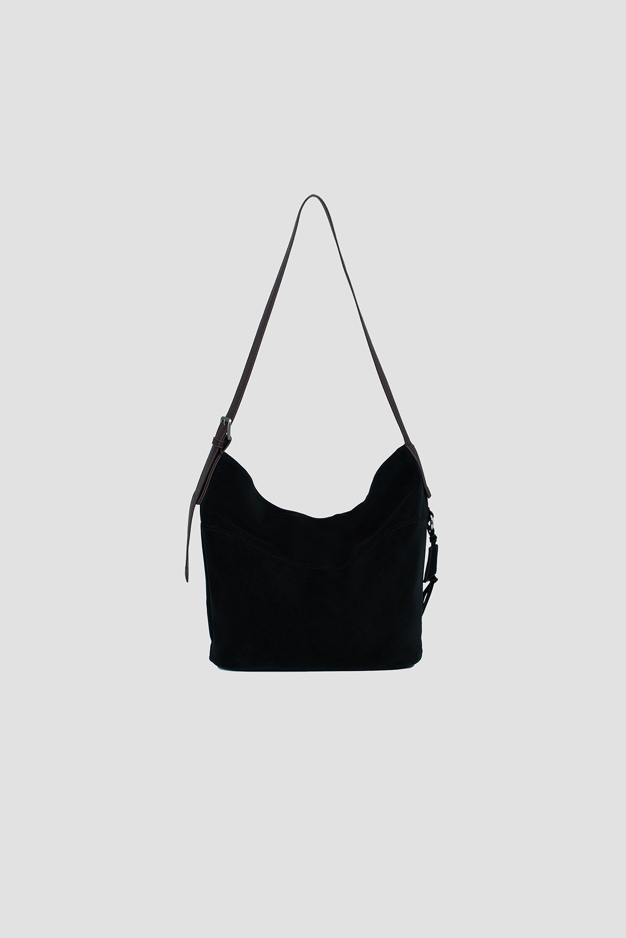 Small Soft Snow Leather Bag (Black)