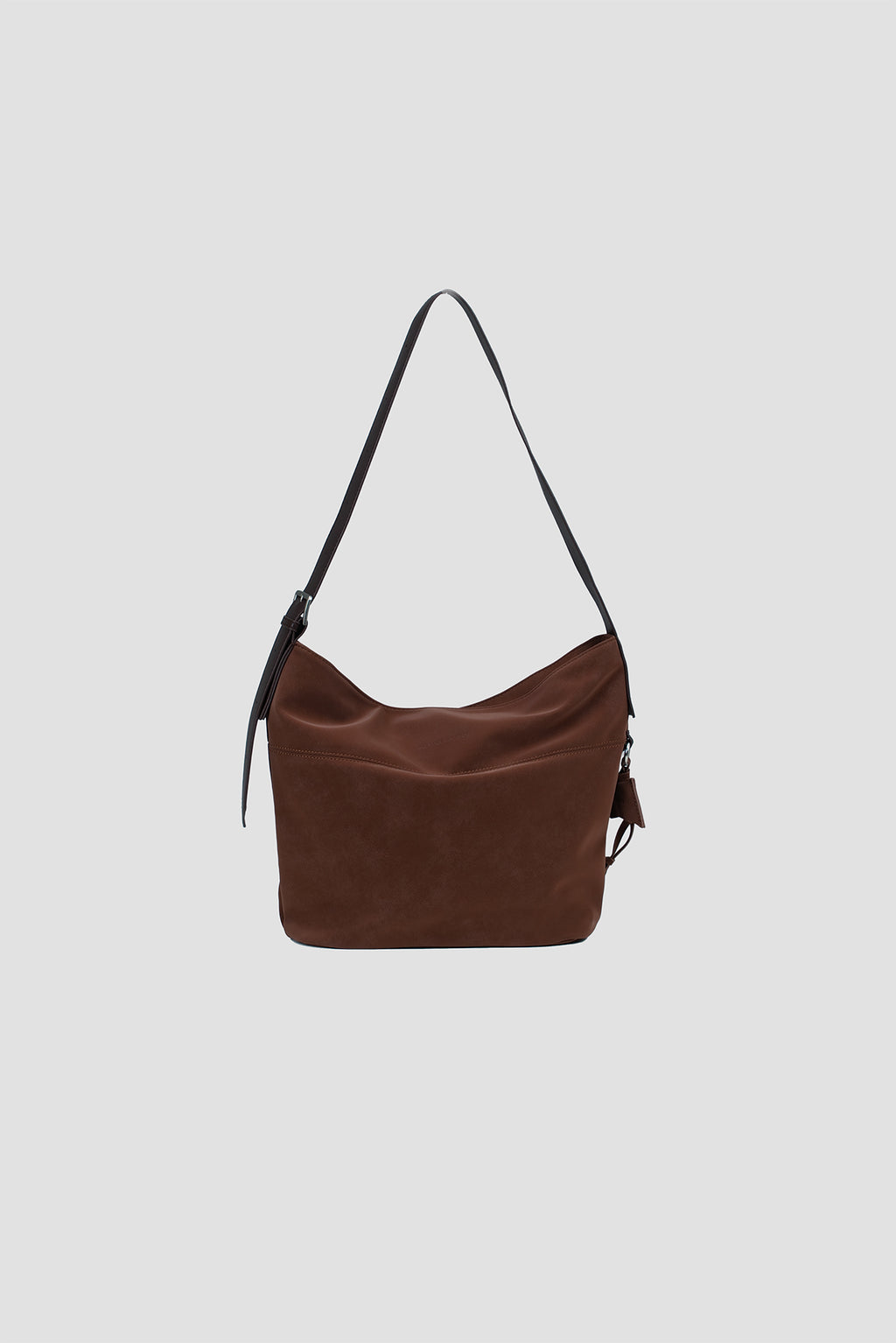 Small Soft Snow Leather Bag (Brown)