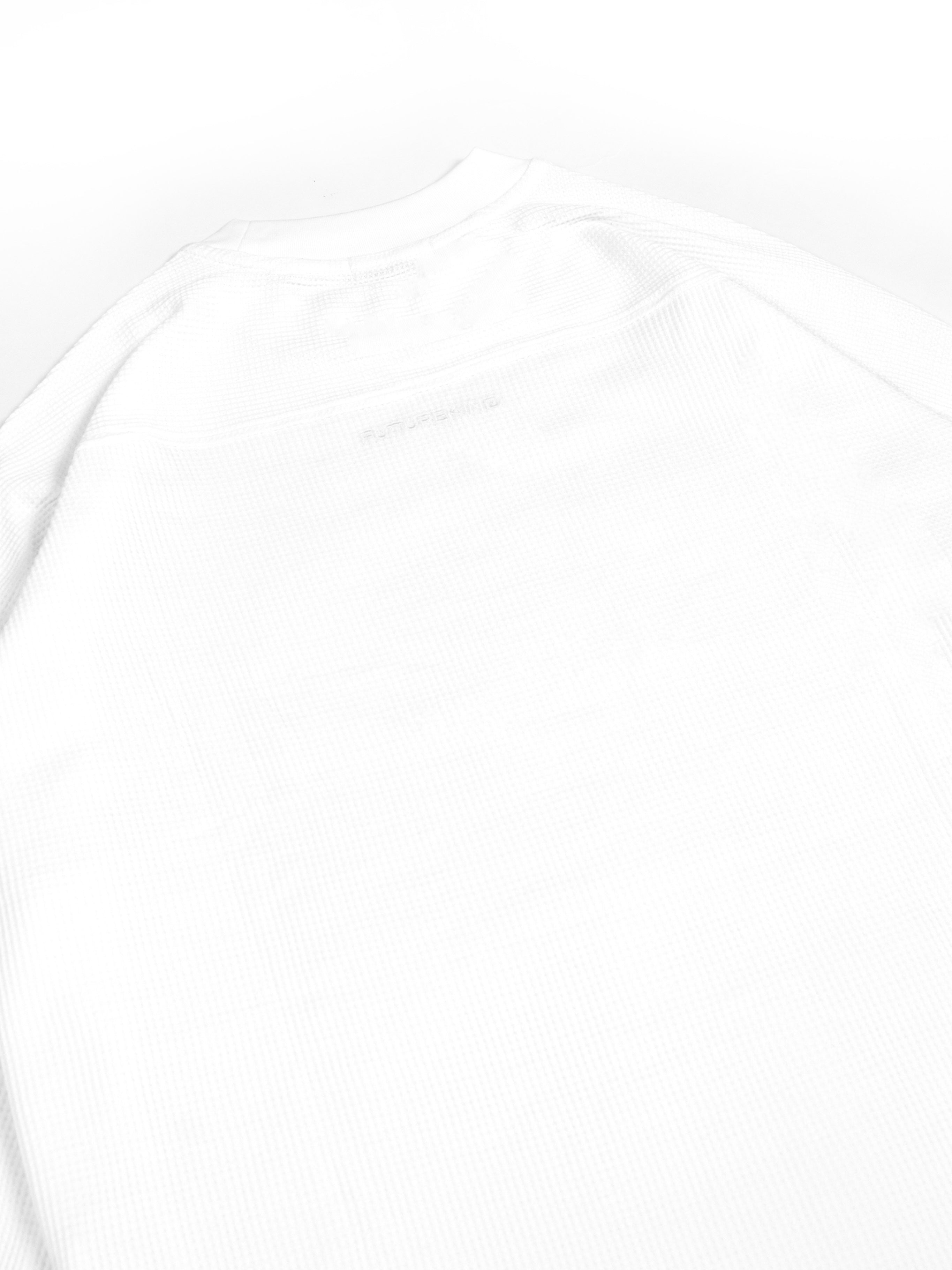 Waffle Structural Long Sleeve White