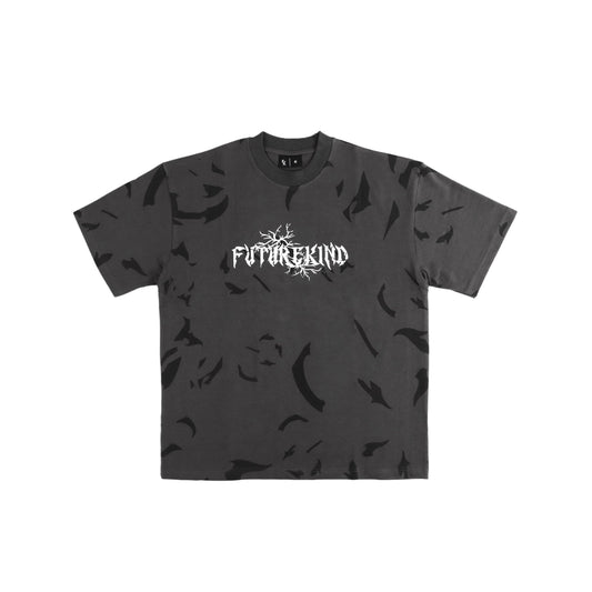 TIME CRACK ESSENTIAL GREY TEE