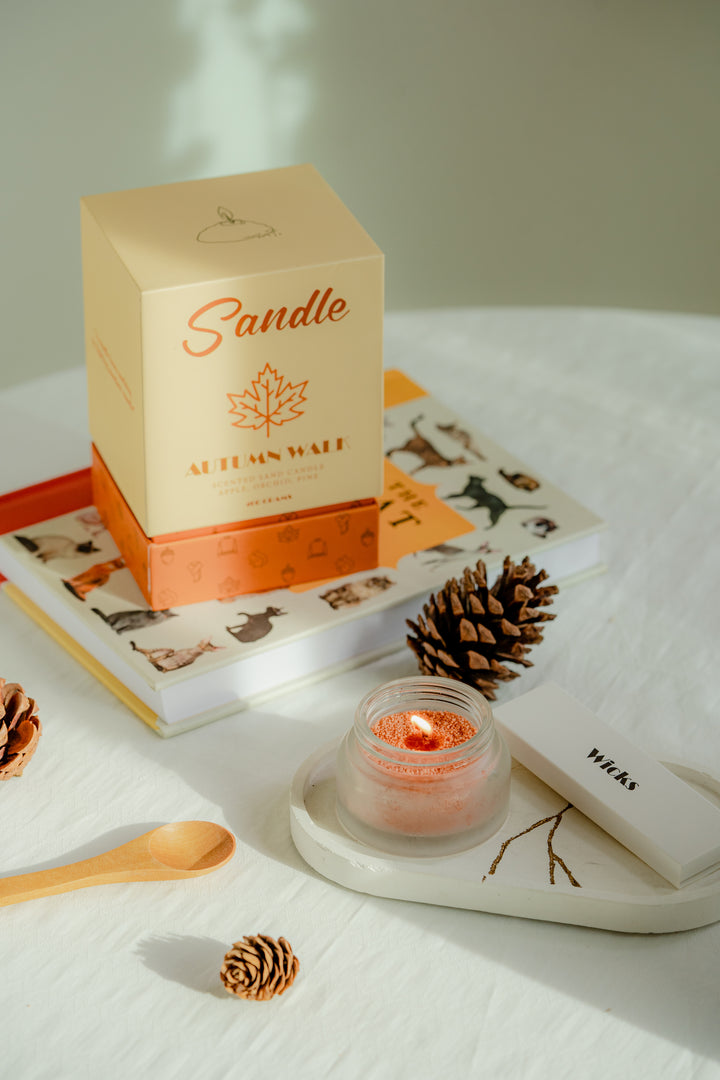 Autumn Walk Sand Candle