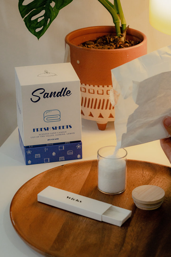 Fresh Sheets Sand Candle
