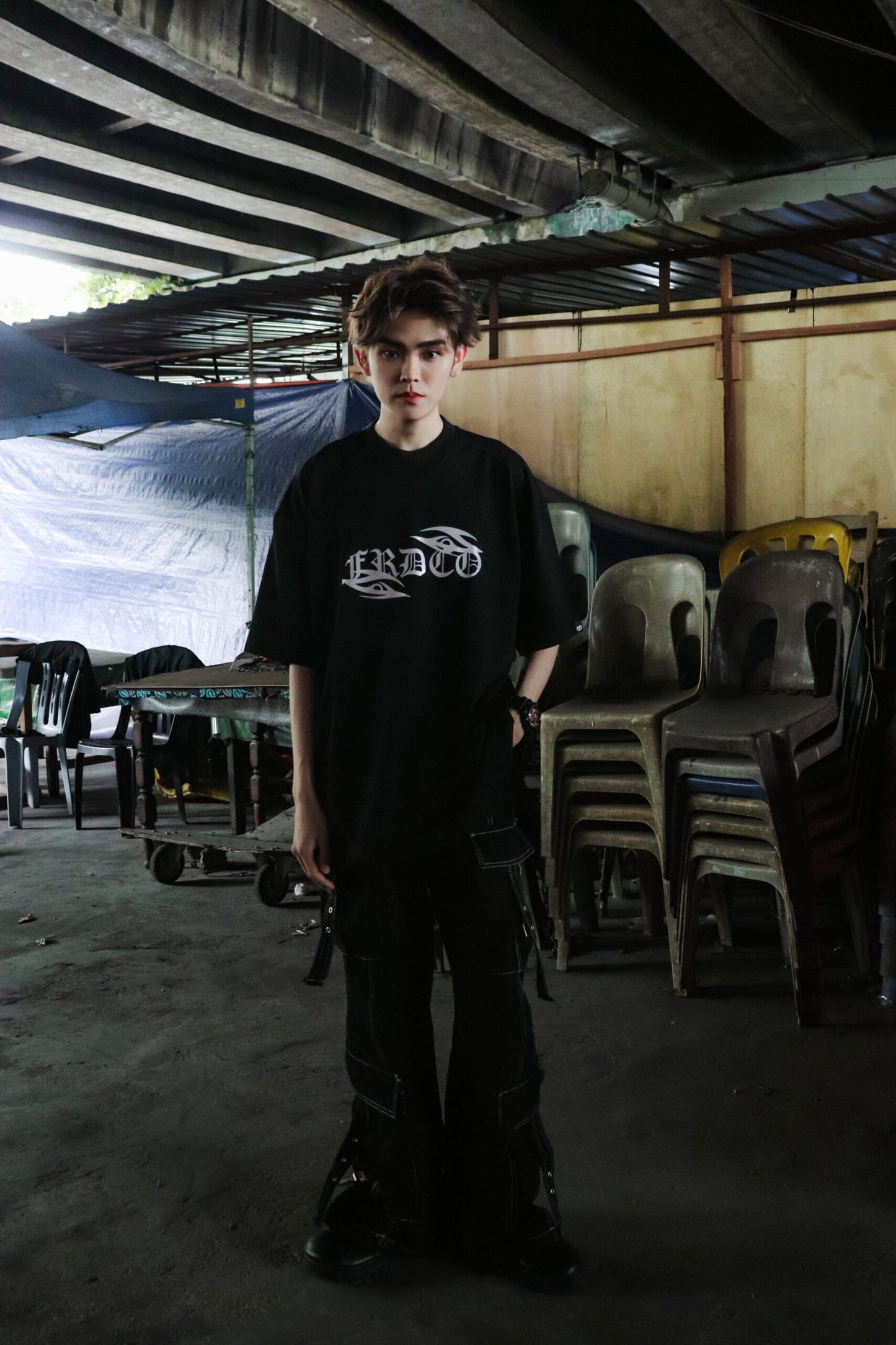 3M REFLECTIVE SPIDER BLACK TEE