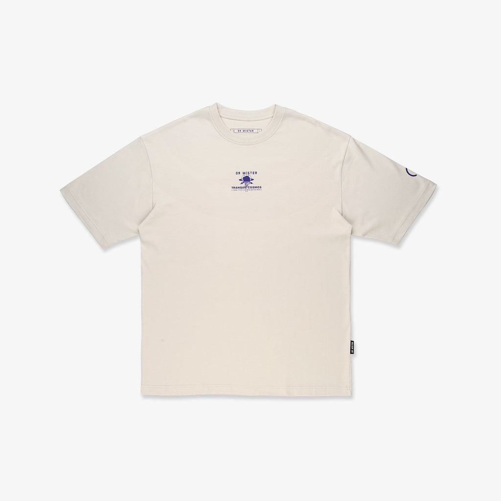 Breaking News Oversized Tee - Beige