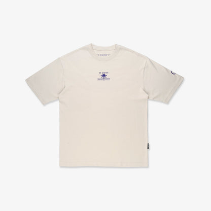 Breaking News Oversized Tee - Beige