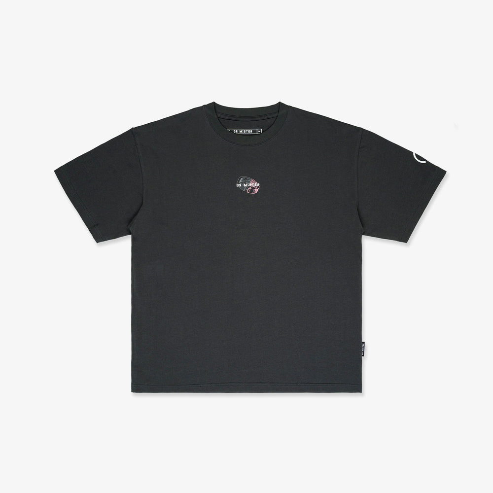 Blue Print Tee - Grey (Half Reflective)