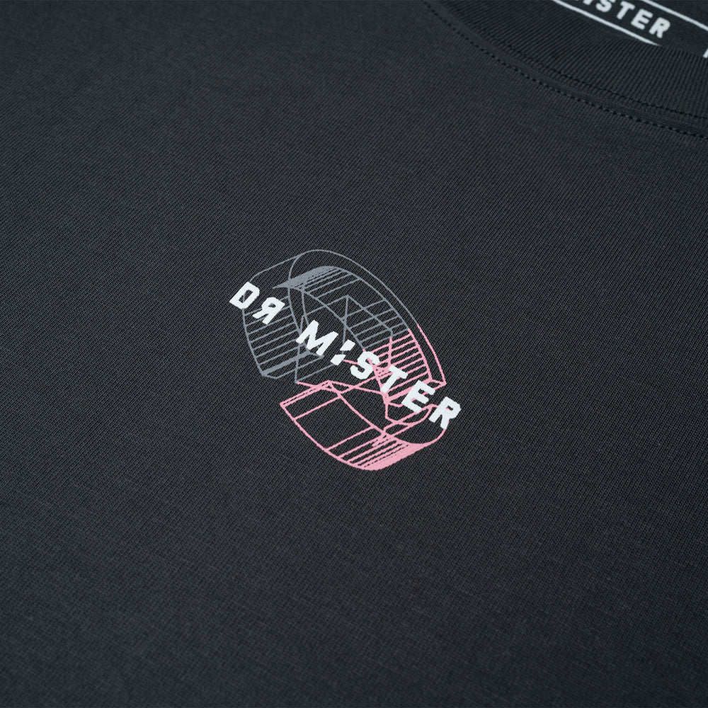Blue Print Tee - Grey (Half Reflective)
